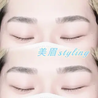 メンズ アイブロウ 🎀Neolive akari🍒のマツエク・マツパデザイン