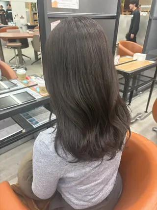 ミディアム カラー 透明感カラー⚪️ みつきのヘアスタイル