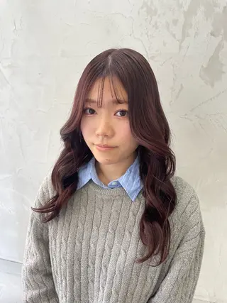 ロング カラー MaisonHALU さくらのヘアスタイル