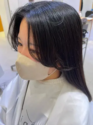 ロング パーマ 宮永 れいなのヘアスタイル