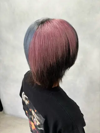 ショート カラー メンズ 派手髪特化🫶 RYUSEI🐈‍⬛のヘアスタイル