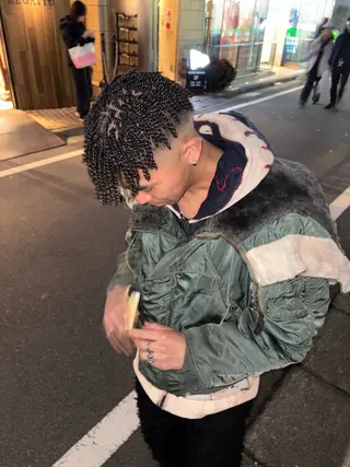 ショート パーマ 山口 ヒロトのヘアスタイル