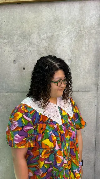 パーマ 村上 亜莉星のヘアスタイル