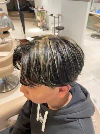 カラー メンズ 鈴木大翔 当日予約大歓迎のヘアスタイル