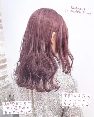 ミディアム カラー 韓国ヘア&透けカラー keita🇰🇷のヘアスタイル