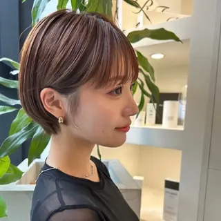 ショート ブリーチカラー×艶髪 /RINのヘアスタイル