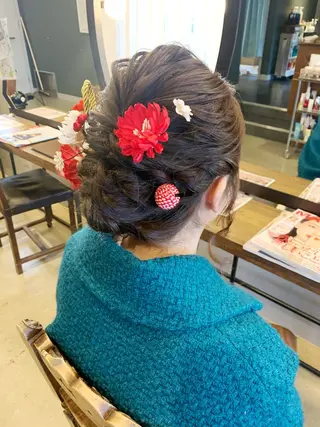 ロング ヘアアレンジ 佐藤 美紅のヘアスタイル