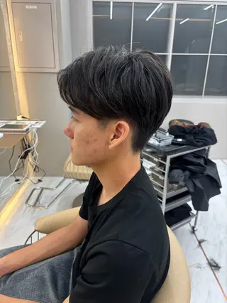 メンズ 💖美髪矯正／透明感 カラー💖のぞみのヘアスタイル