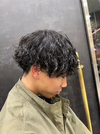 パーマ メンズ メンズカット/柏/韓 国/メンズパーマ航太のヘアスタイル