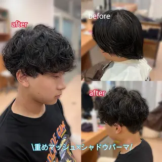 パーマ メンズ 💠つたふうか/ 韓国/メンズヘア💠のヘアスタイル