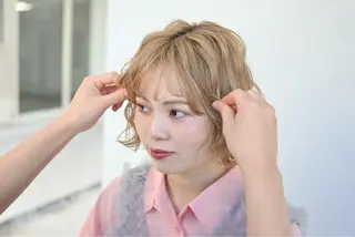 ショート 峯田 優花のヘアスタイル