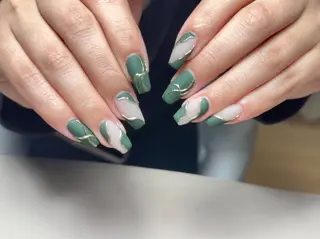 ロング Moomi あずりのネイルデザイン