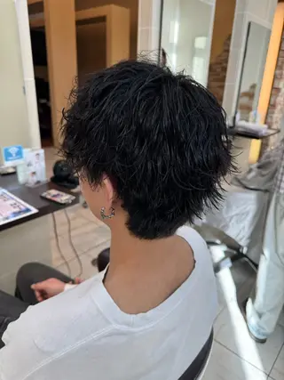 パーマ メンズ ⭐️透明感カラー/ パーマ⭐️宮野翔のヘアスタイル