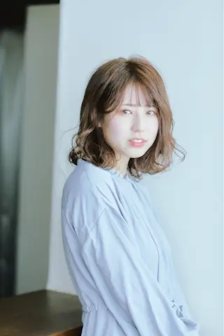 ミディアム 組藤 沙奈のヘアスタイル