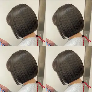 ミディアム カラー 垢抜けヘア 韓国ヘア銀座近下菜央のヘアスタイル