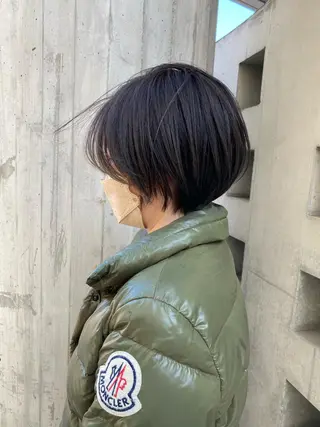 ショート カラー Leverage New York所属・小滝 楓のヘアスタイル