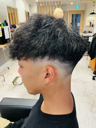 パーマ メンズ メンズ特化/パーマ/ フェードWATARUのヘアスタイル