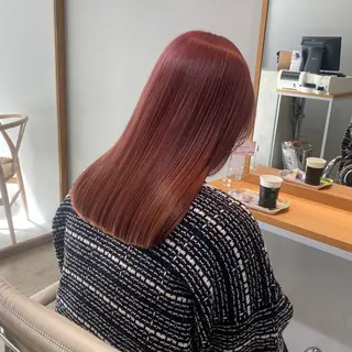 ロング カラー F-card所属・shiga mariaのヘアスタイル