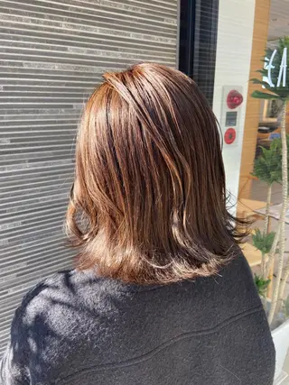 ミディアム カラー stylist 🌼 SHIONのヘアスタイル