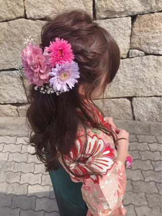 ロング 為近日向子🐥暖色 💘顔周りカット🌈のヘアスタイル