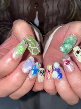 ネイル hair&nail ☯️アイリ☯️のネイルデザイン