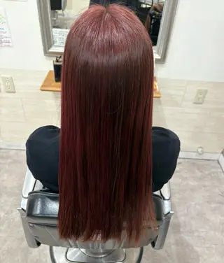 ロング カラー 堀川 希歩のヘアスタイル