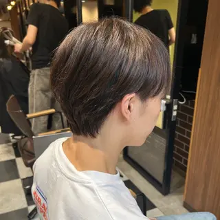 パーマ メンズ メンズ特化/センター パート/ニュアンスのヘアスタイル