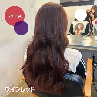 カラー 🍊暖色/ボブヘア chihiro🌼ོのヘアスタイル