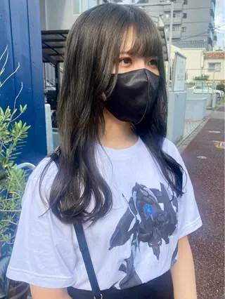 ロング 中尾 未来/艶カラー /カットモデルのヘアスタイル