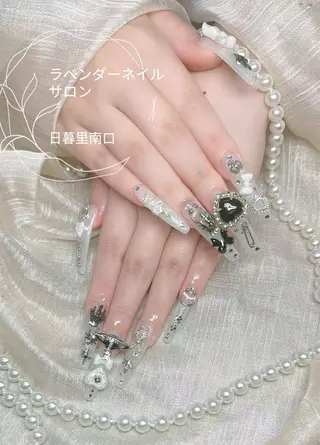 ネイル ラベンダー💖日暮里 ルル💖ネイルのネイルデザイン