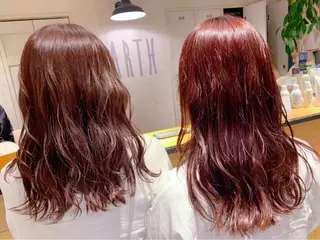 セミロング カラー 縮毛矯正✖️似合わせ 🌻ヒトミのヘアスタイル