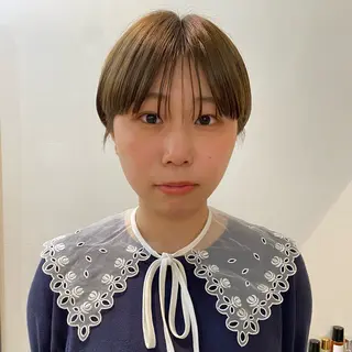 ショート カラー Lilu しずくのヘアスタイル