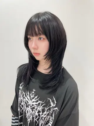 セミロング ガレリアエレガンテ栄店所属・ウルフカット/ ハッシュカット/山路のヘアスタイル