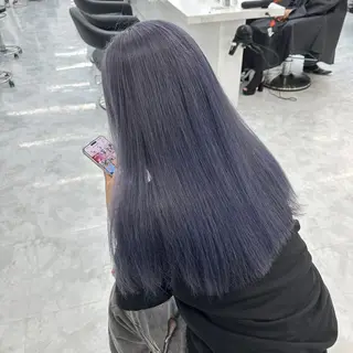 カラー 韓国風寒色/レイヤー 🩶横浜THREEのヘアスタイル