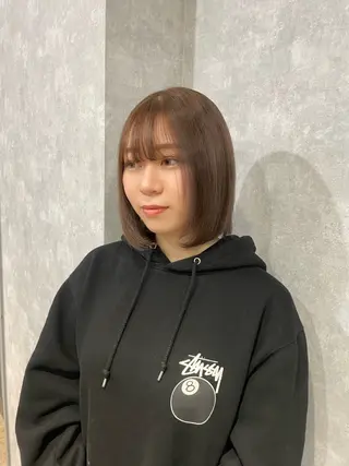 ミディアム 🌐NATSUMI 🌐【寒色カラー】のヘアスタイル