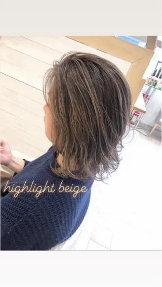 カラー 東梅田エリアカラー ヘアセットNo. 1のヘアスタイル