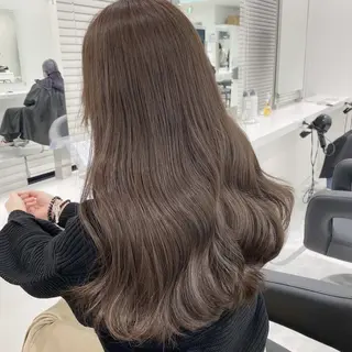 ロング カラー 🌿赤み消しカラー 🌿THEATERのヘアスタイル