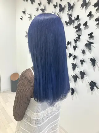 ロング カラー Re:st所属・Miyavi/カラー ショートボブのヘアスタイル