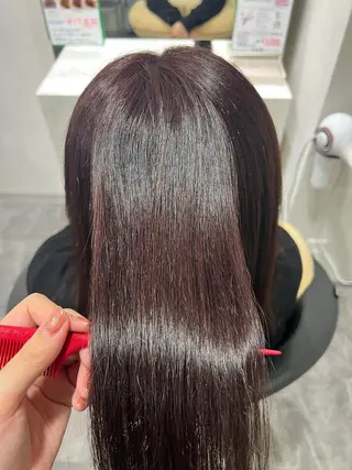 ミディアム カラー 艶カラー/ hananoのヘアスタイル