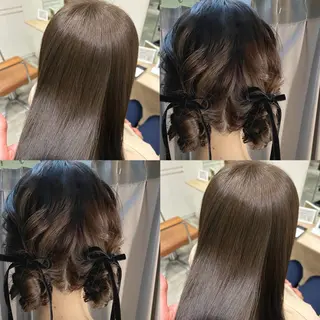 セミロング チナツ/透明感カラー /酸性縮毛のヘアスタイル