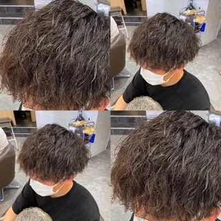 パーマ メンズ メンズ特化LIBER 石川玲央のヘアスタイル