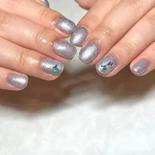 ネイル 0203ムニムサン 💙Honokaのネイルデザイン