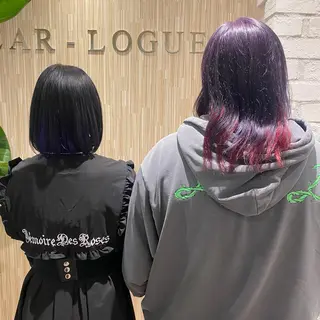 カラー マツモト カラー/ショートボブのヘアスタイル