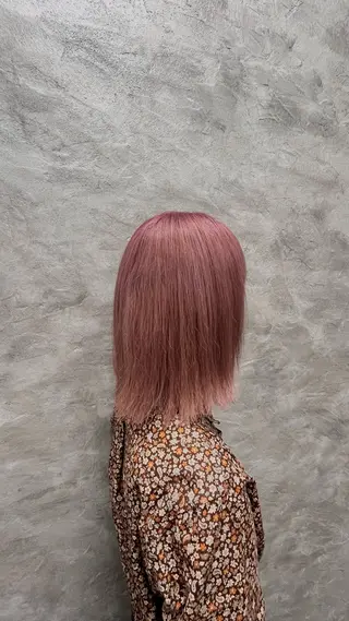 ショート カラー 愛梨/ハイトーン /韓国/ダメージレスのヘアスタイル