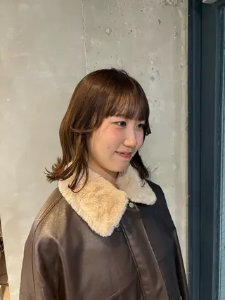 ミディアム カラー ♡yuiha♡ パーソナルカラー募集のヘアスタイル