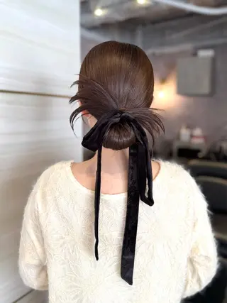 ヘアアレンジ 🩶mana🩶艶髪 /カラーオンカラーのヘアスタイル