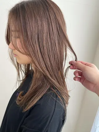セミロング イメチェンカット✂️ 錦糸町佐藤店長のヘアスタイル
