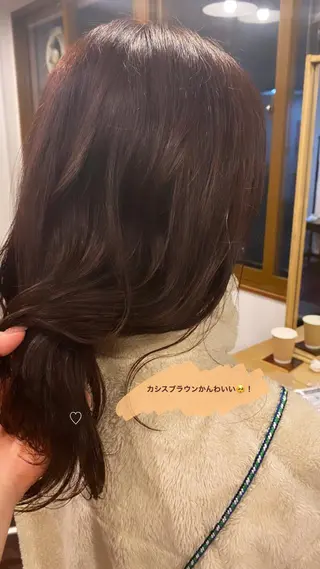 ミディアム GIRL所属・ダメージレスサロン✨ kayo🌱のヘアスタイル