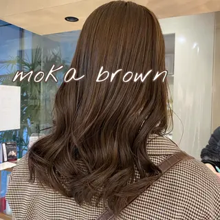 セミロング カラー CYAN.栄店所属・パーマ/髪質改善 【榎本千夏】のヘアスタイル