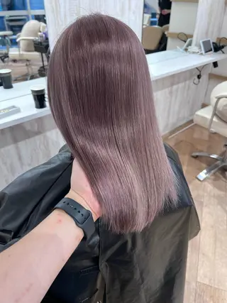 ロング カラー 新宿/レイヤー/ ブリーチ/西川翔真のヘアスタイル